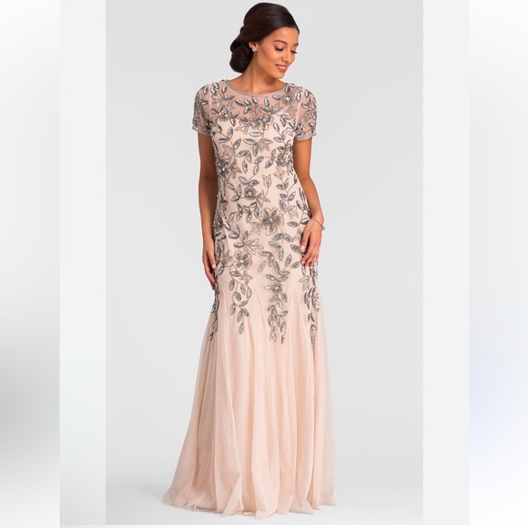 Adrianna Papell
Floral-Beaded Gown - Picture 9 of 15